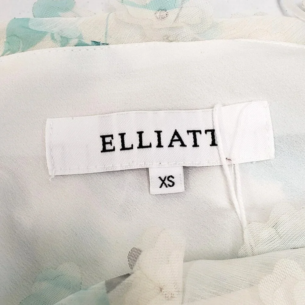 Elliatt Nala 3D Floral Applique One Shoulder Dress Size XS - Picture 8 of 12